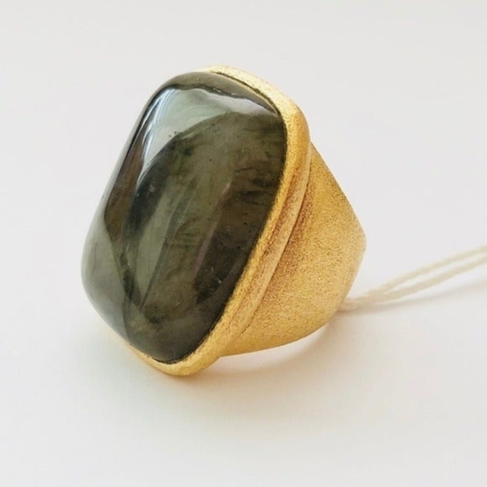 Rivka Friedman 18K Clad Labradorite Ring